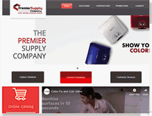 Tablet Screenshot of premiersupplyco.com